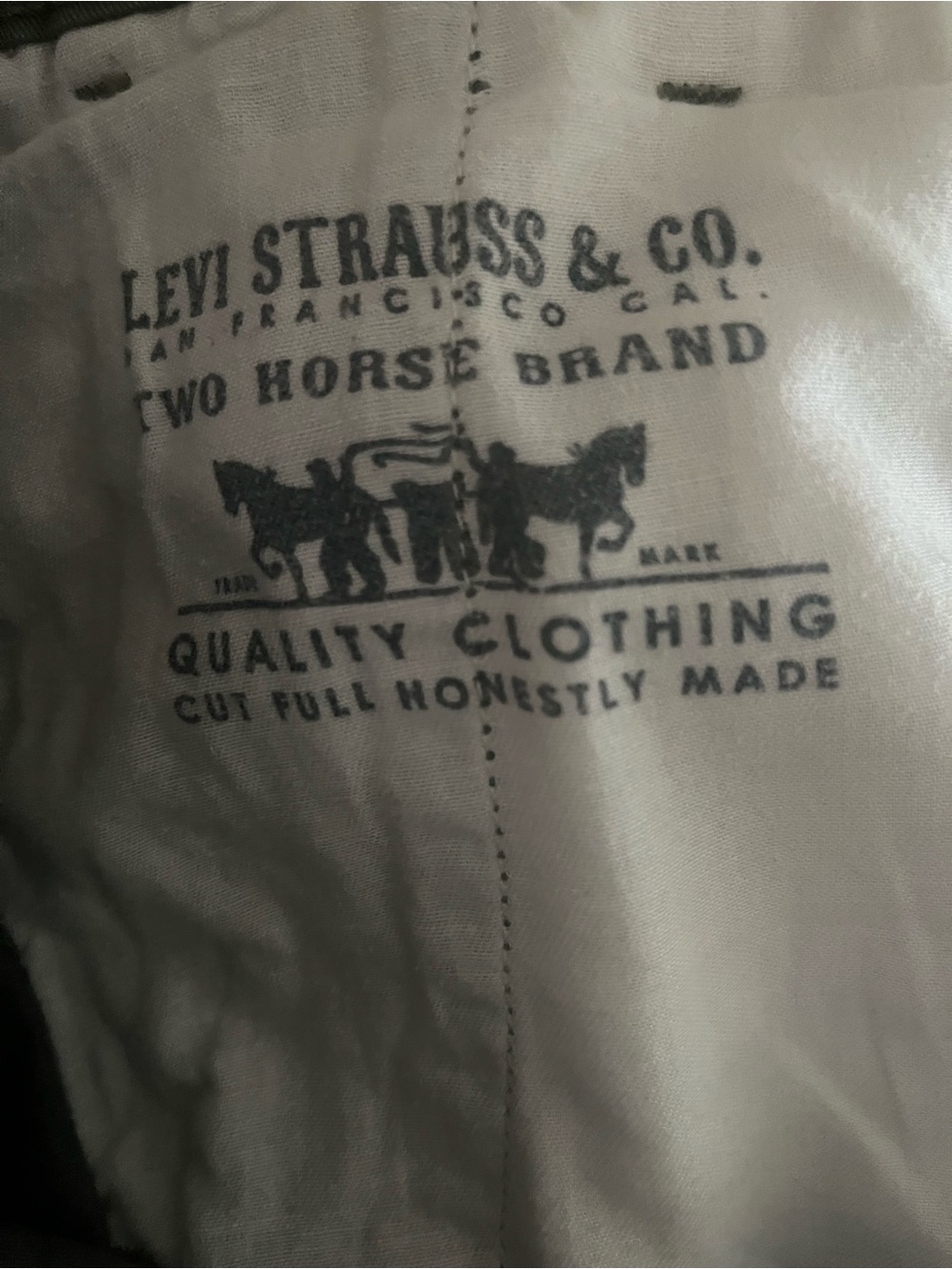 Levi Strauss & Co. Green-Khaki Chinos